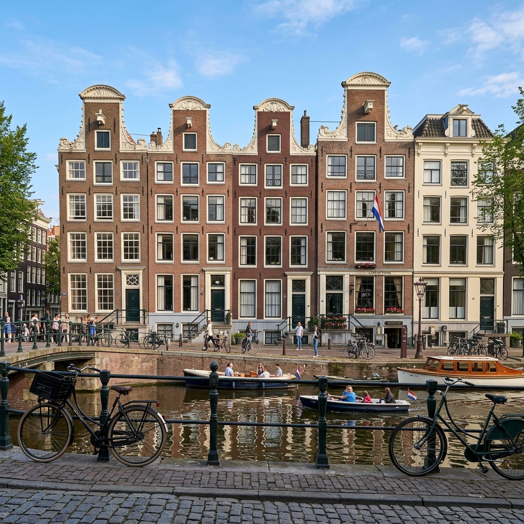 Amsterdam canal houses